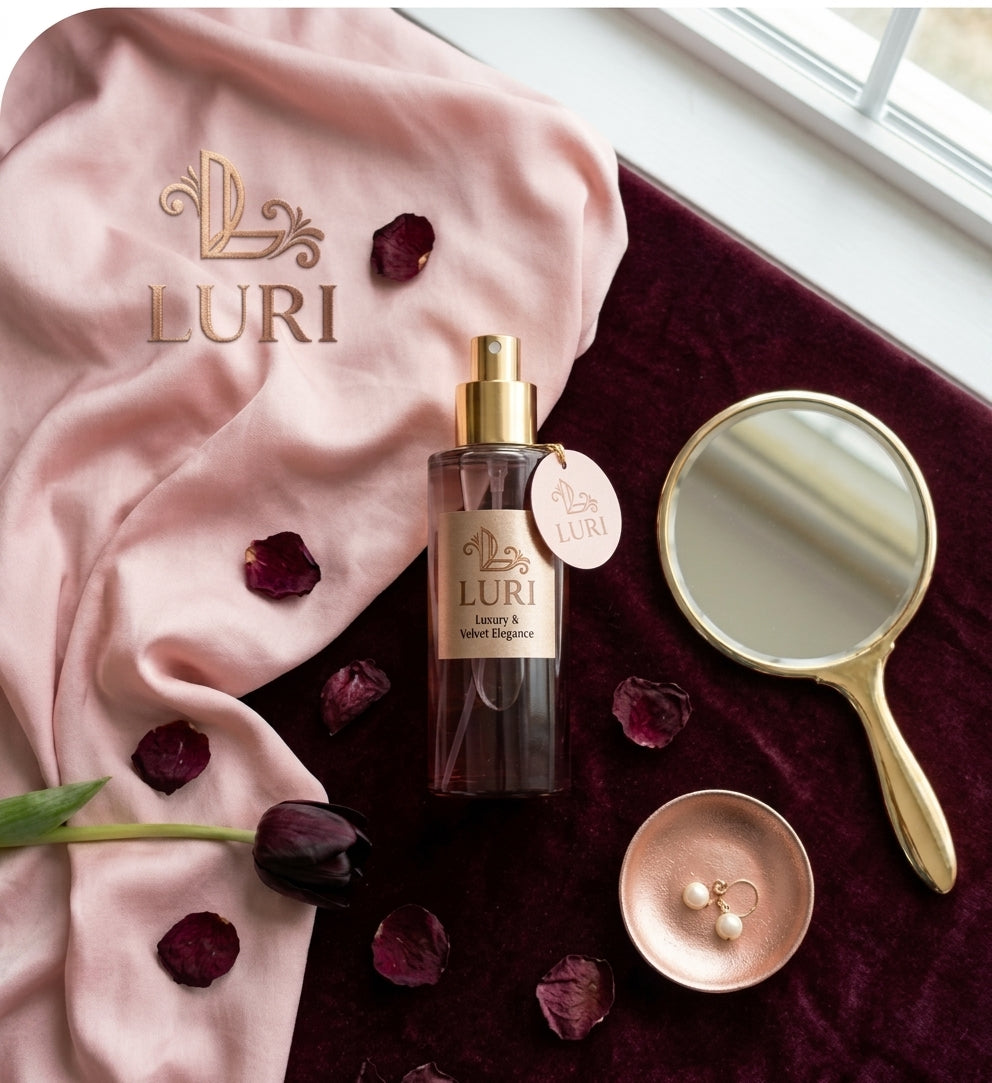 LURI Velvet Aura Body Splash lifestyle