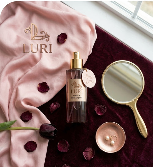 LURI Velvet Aura Body Splash lifestyle